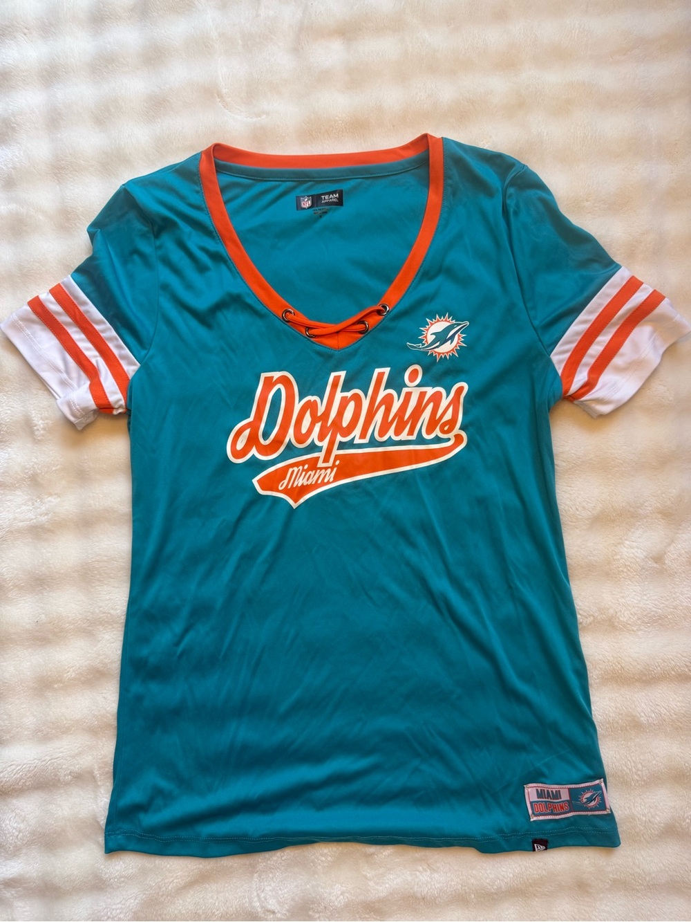 Women's Miami Dolphins V-Neck Tee
